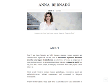 Tablet Screenshot of annabernado.com